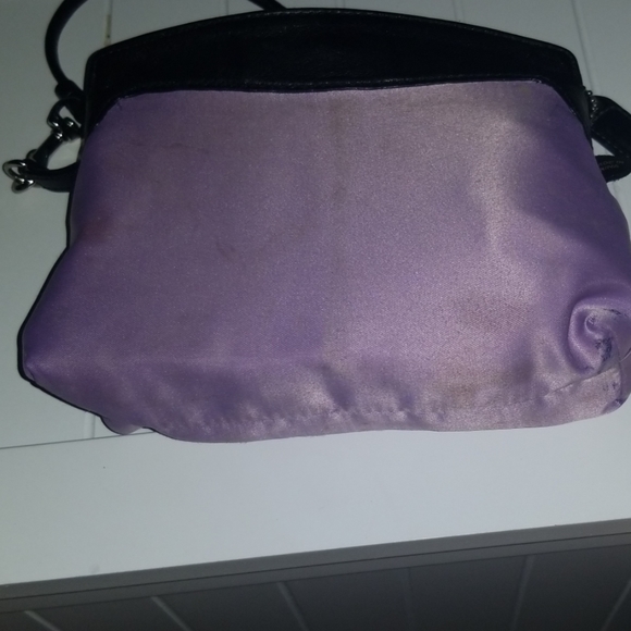 COACH Black Signature Turnlock Wristlet - Picture 3 of 6